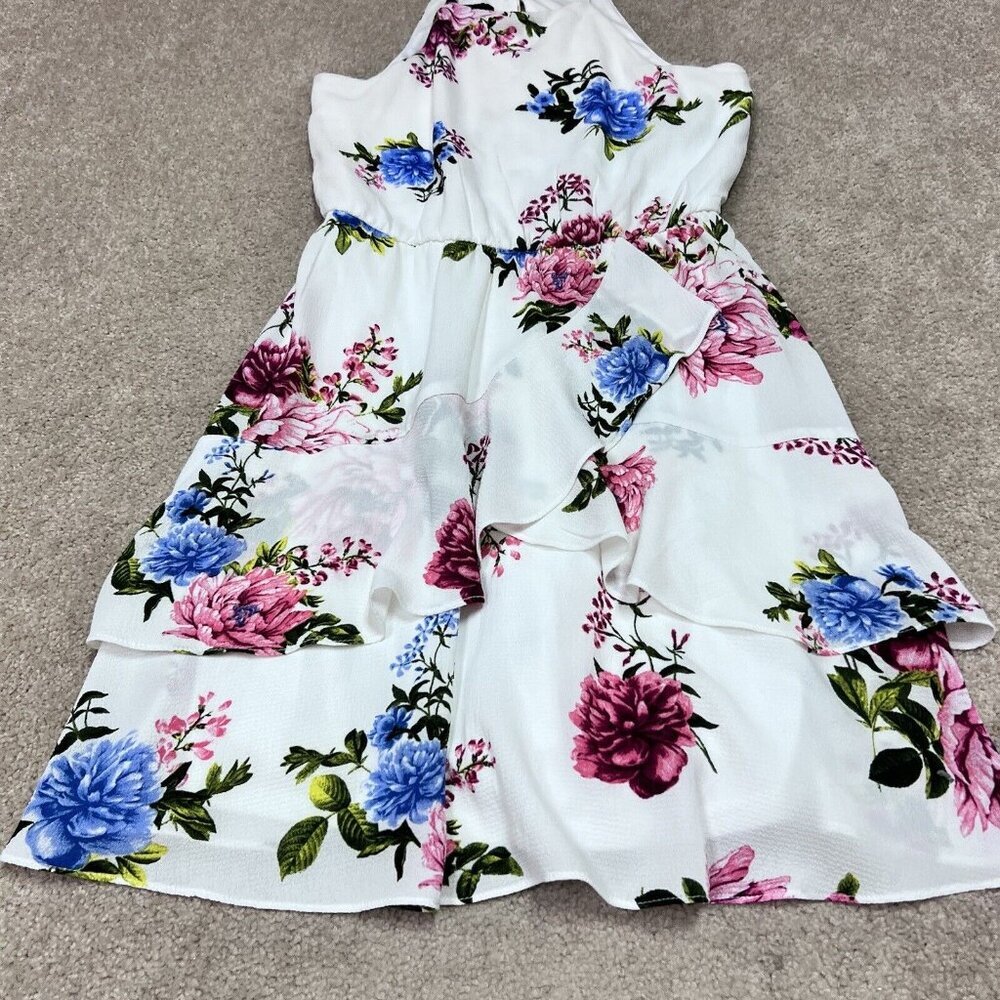 Iz Byer Dress Women’s Multicolored Floral Sleeveless Size XS NWT - Picture 8 of 13